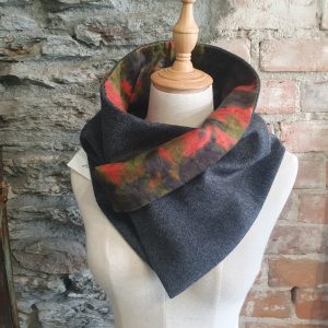 Let's Add Some Colour Scarf - Gunshot Grey